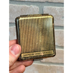 Vintage 1930s Merckens Chocolate Cigarettes Tin Advertiisng Hinged Buffalo NY