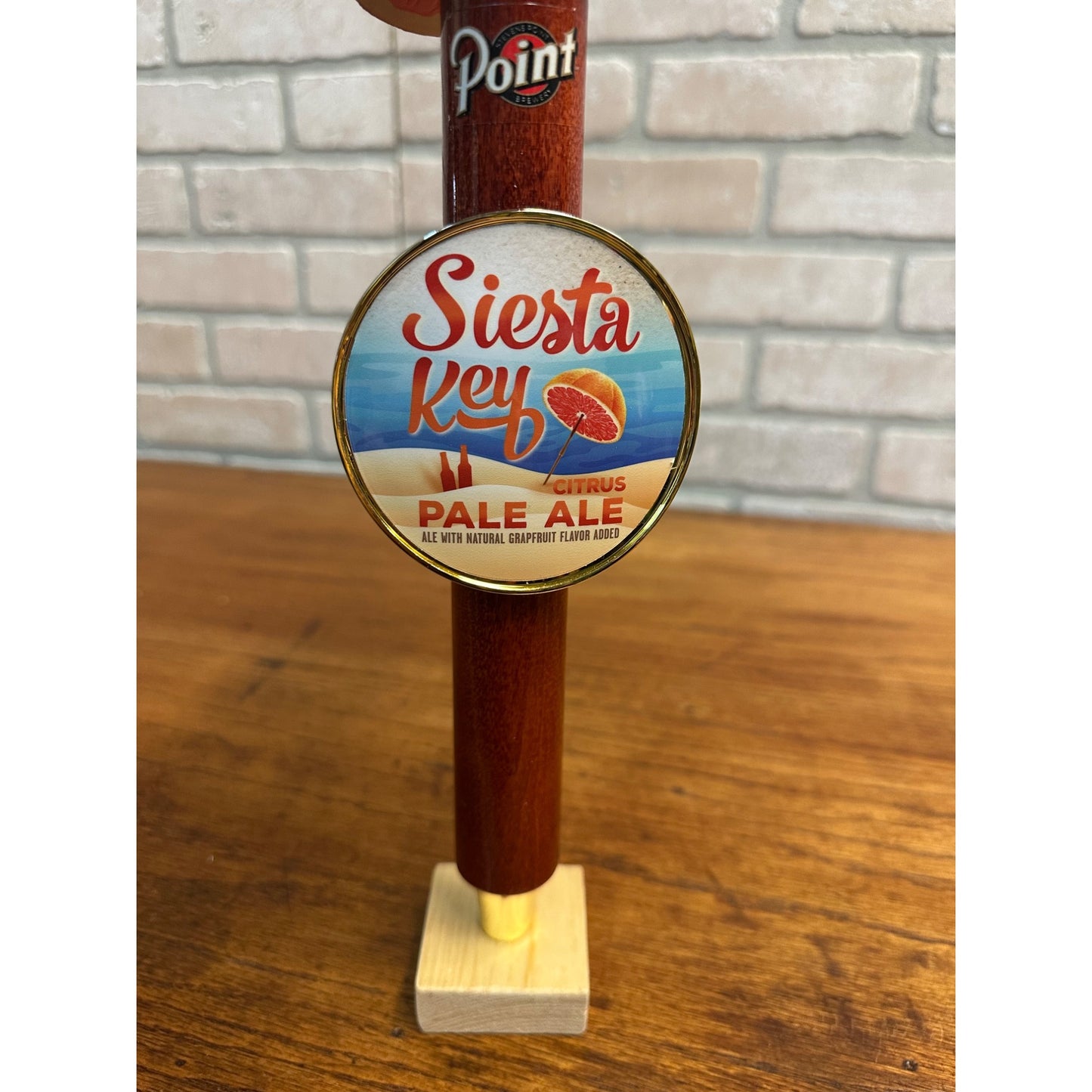 Stevens Point Brewery Point Siesta Key Citrus Pale Ale Beer Tap Handle 13"