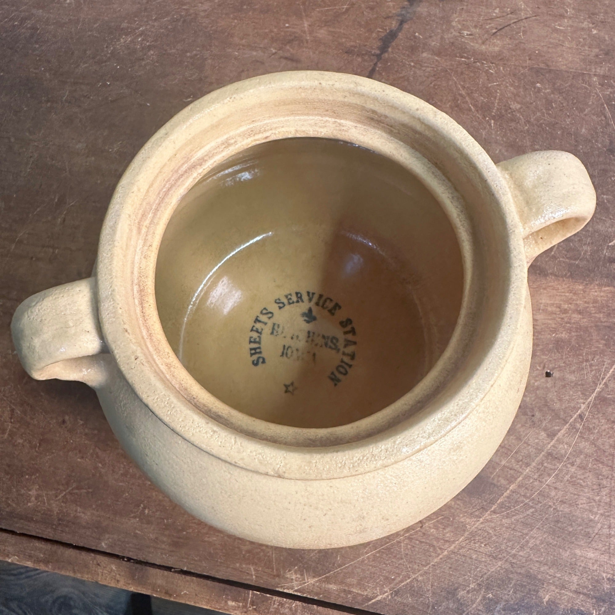 RED WING SAFFRON BEAN POT ADVERTISING SHEETS SERVICE STATION HUTCHINS IOWA