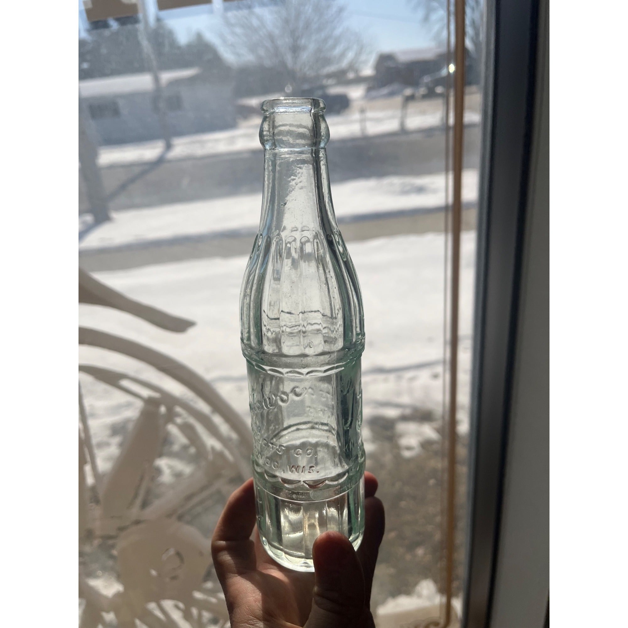 Rare Dual City Manitowoc Sheboygan WI Bottle Manitowoc Products Co Gutsch Prod