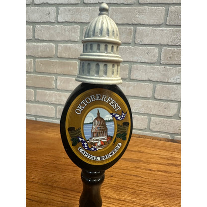 Vintage Capital Brewery Wisconsin Beer 12.5" Tap Handle Oktoberfest