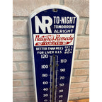 RARE Antique Nature's Remedy Liver Medicine Porcelain Thermometer Advertising