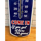 RARE Antique Nature's Remedy Liver Medicine Porcelain Thermometer Advertising