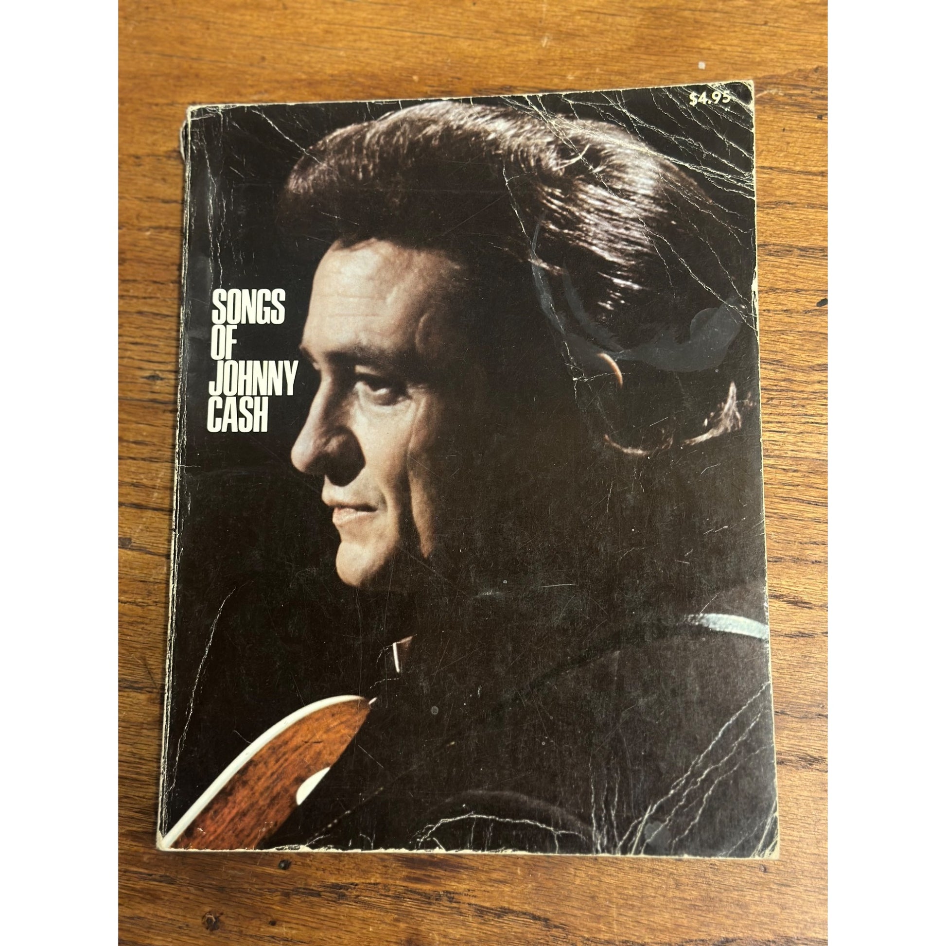 SONGS OF JOHNNY CASH 1970 First Edition Sheet Music Song Book w/History Photos