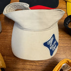 Lot Of 7 Vintage Logo Visors Featuring Bacardi Miller Genuine Draft NASCAR Adidas Bandits