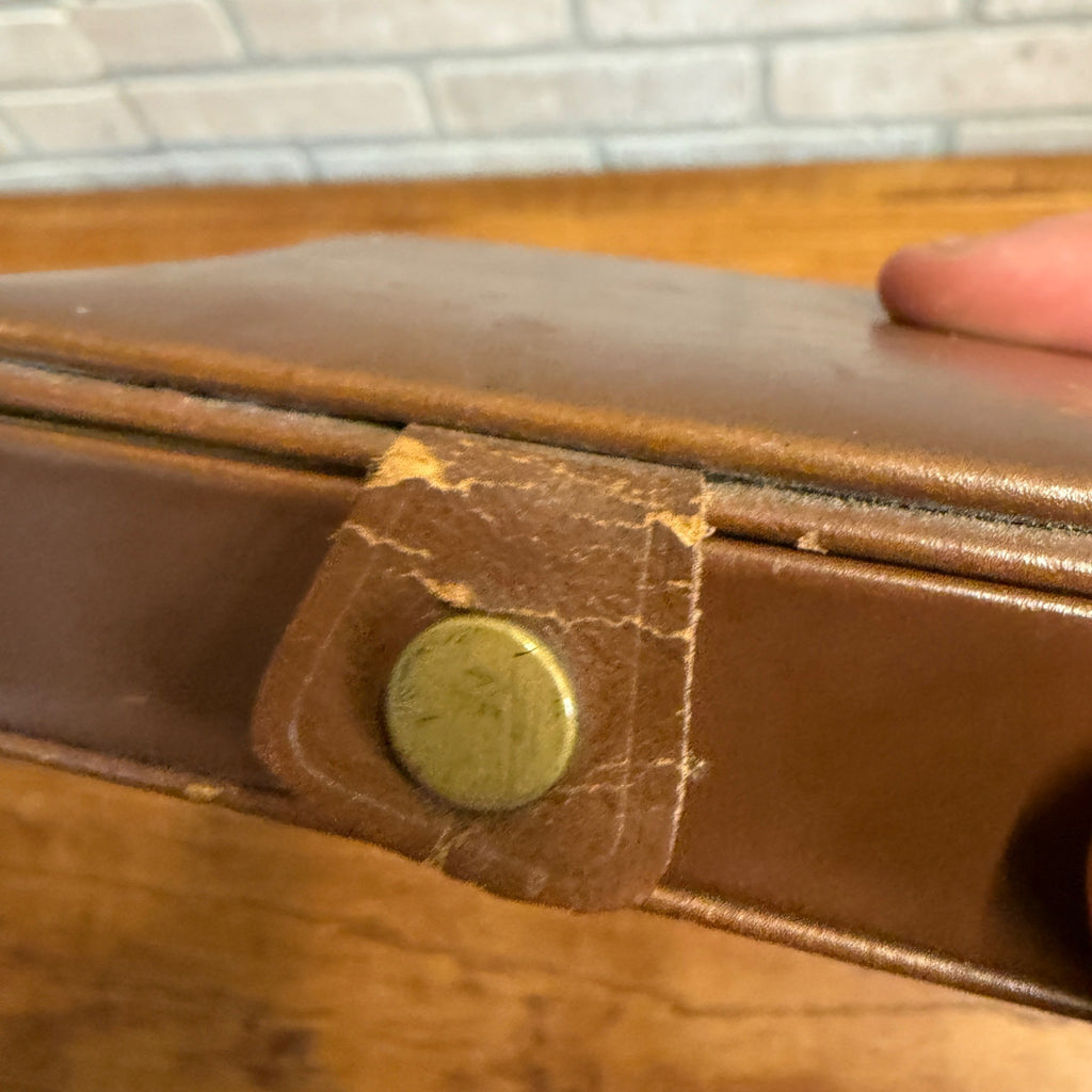 Vintage 1950s Men's Travel Grooming Set Viscount Trim Nail Clippers, Tweezers ++