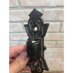 Vintage Cast Iron Bracket 5.25" Mount Bracket for Wall Oil / Kerosene Lamp JM-3a