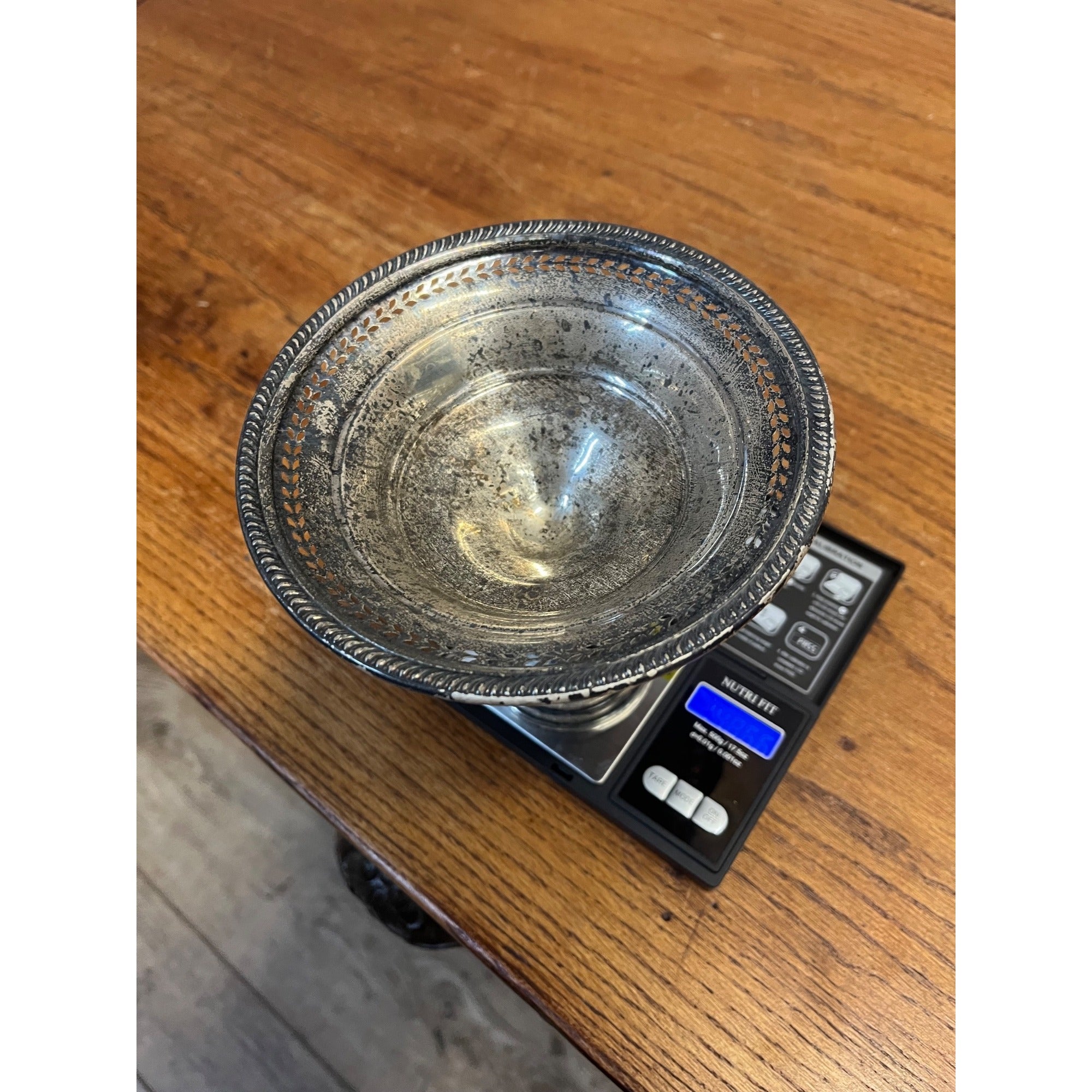 Hamilton Sterling Silver 4.43 troy oz Weighted Base Compote - 148.67g grams