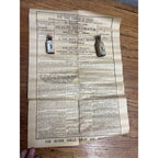 Antique 1900s Isdell Remedy Sample Medicine Bottles & Sales Sheet Syracuse NY