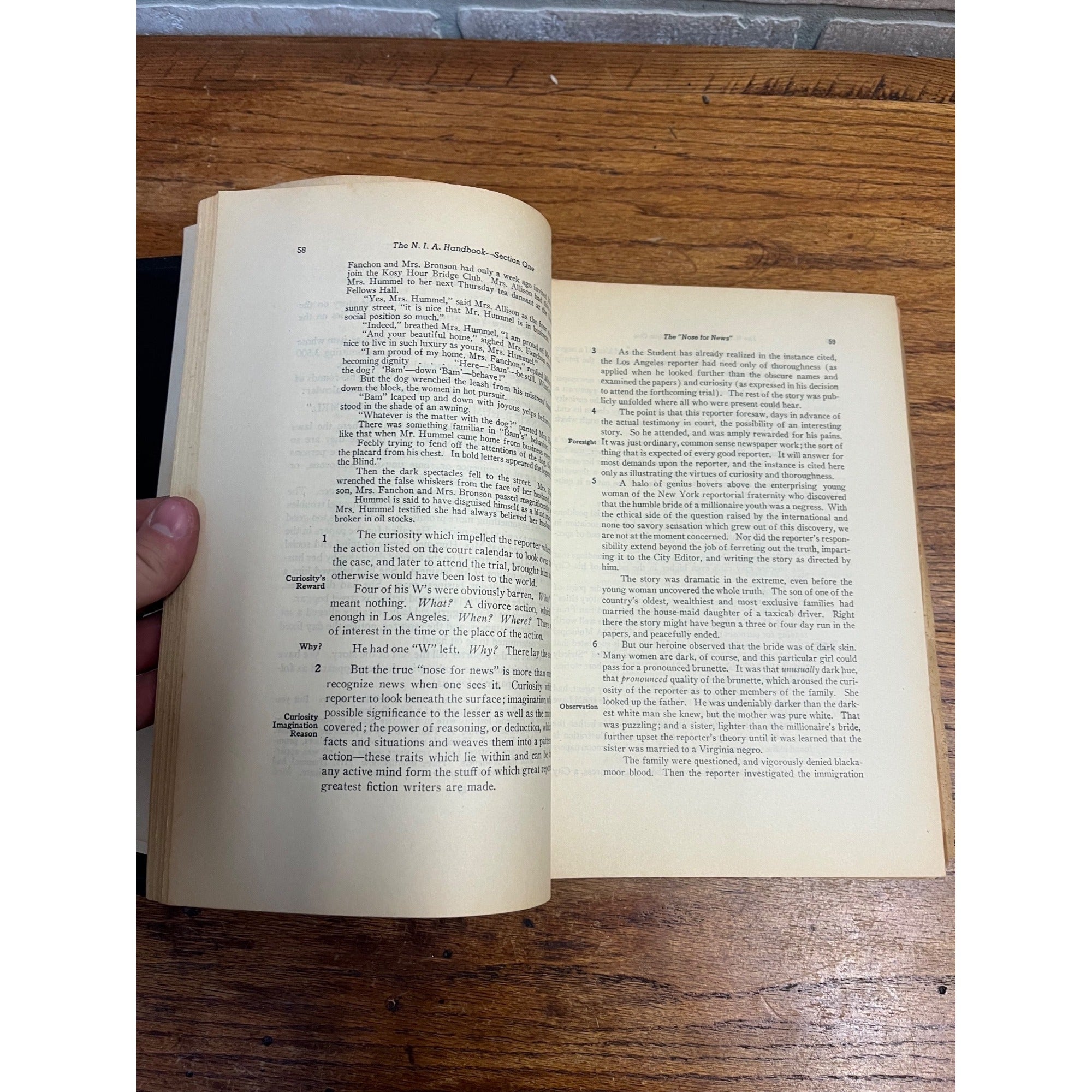 Vintage Newspaper Institute of America Handbook for Writers 1937 Dotson