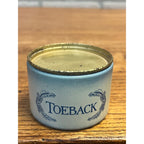 Vintage 1950s Toeback Tinder Box Tobacco Tin Tinder Kinder One Ounce