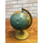 Vintage Tin Litho J. Chein & Co. World Globe Rotating Base 1920's-1930's