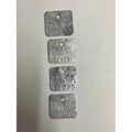 Vintage 1968 - 1972 Wisconsin Trap Tags Trapping Hunting License Lot (4)