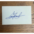 Greg Brock Signed Autographed Cut Index Card Dodgers Brewers