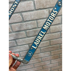 Vintage Laurel Motors Westmont IL Mercedes-Benz BMW Metal License Plate Frame