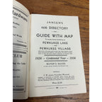 Vintage 1936 Jansens Directory of Pewaukee Wisconsin Business Guide Ads Wis WI