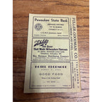 Vintage 1936 Jansens Directory of Pewaukee Wisconsin Business Guide Ads Wis WI