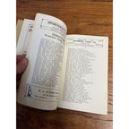 Vintage 1936 Jansens Directory of Pewaukee Wisconsin Business Guide Ads Wis WI