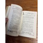 Vintage 1936 Jansens Directory of Pewaukee Wisconsin Business Guide Ads Wis WI