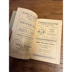 Vintage 1936 Jansens Directory of Pewaukee Wisconsin Business Guide Ads Wis WI