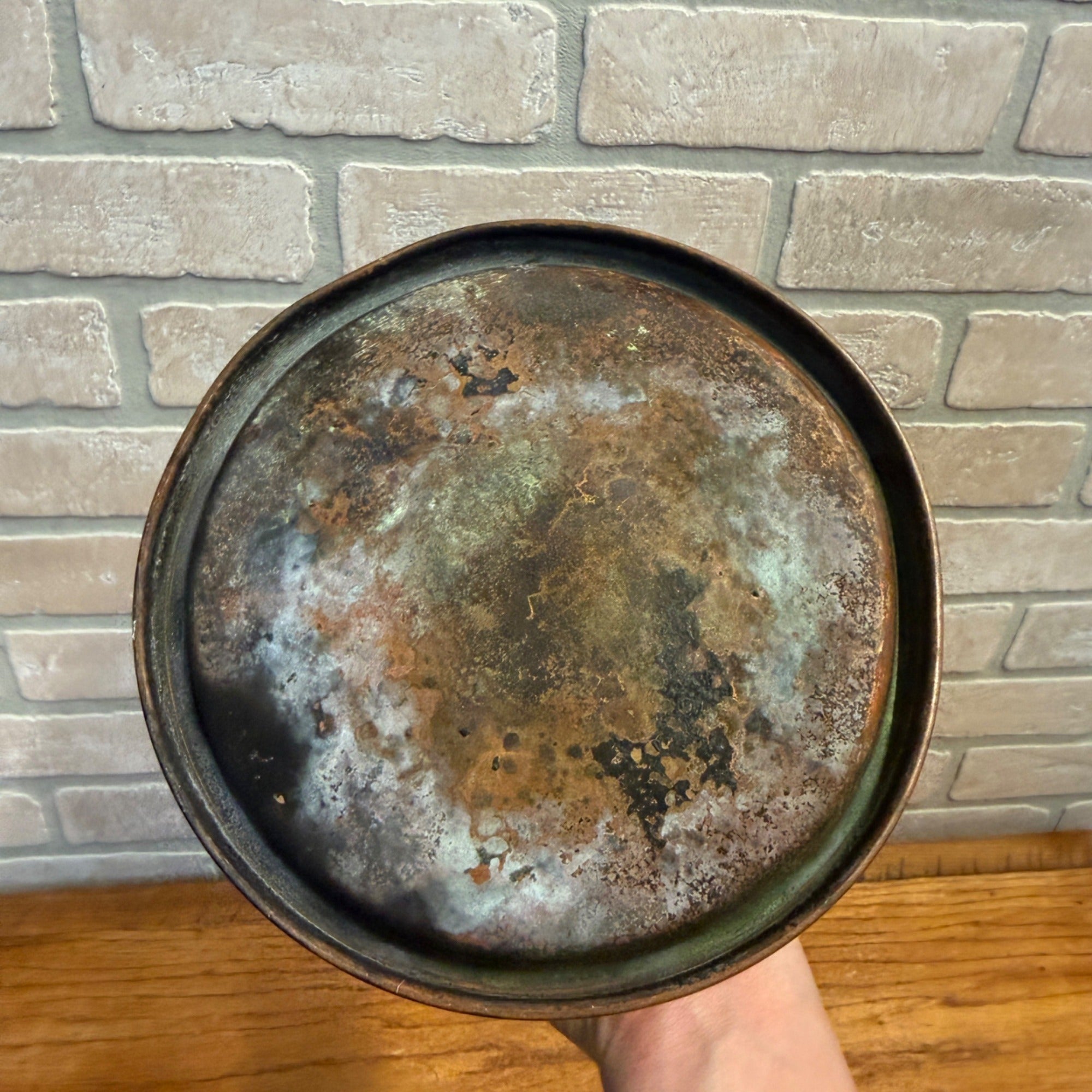 Antique Copper Tea Coffee Kettle Kitchen Decor