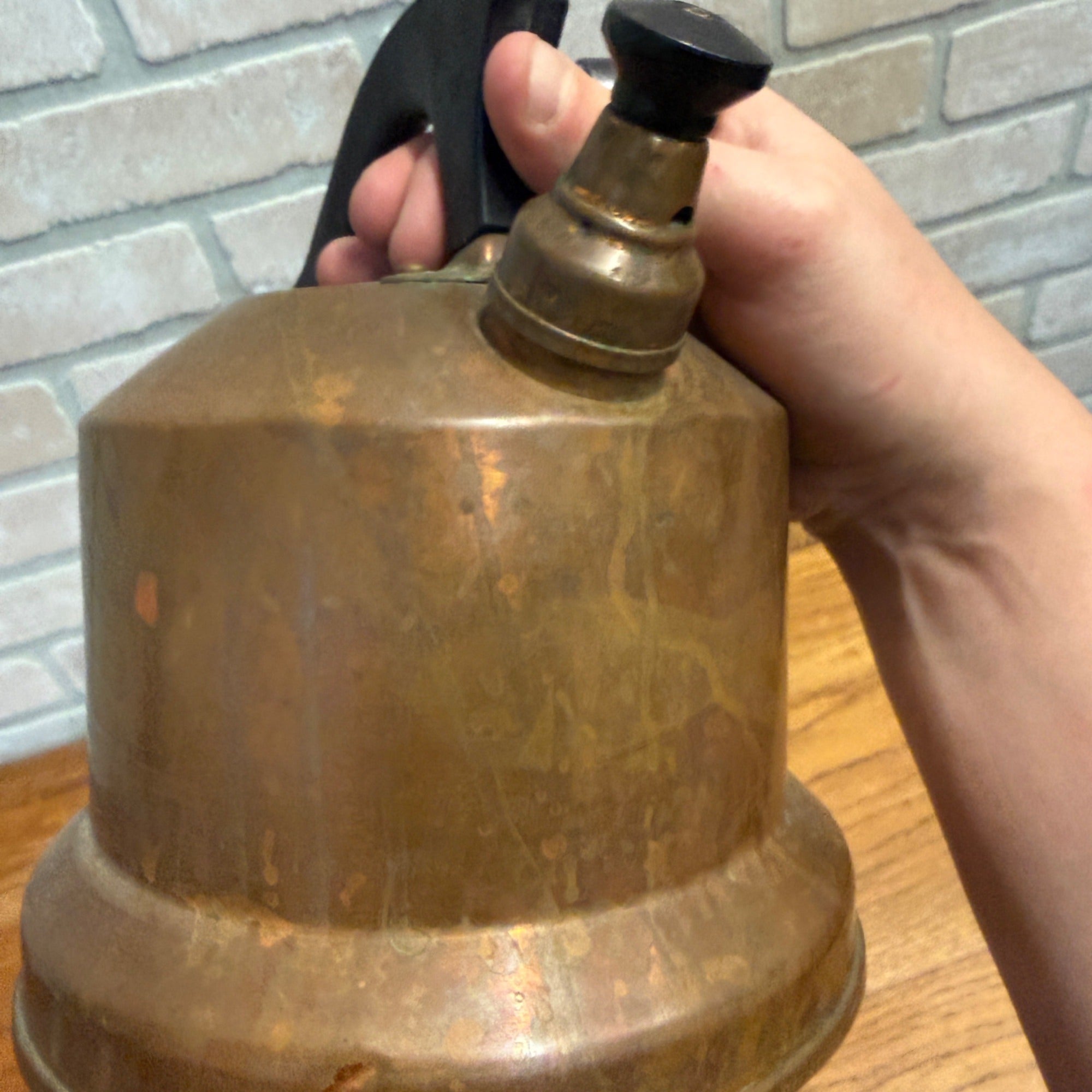 Antique Copper Tea Coffee Kettle Kitchen Decor
