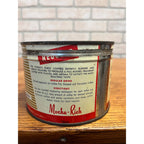 Vintage  Monarch Mocha-Rich 1 LB Key Wind Coffee Tin Can Lion Chicago IL