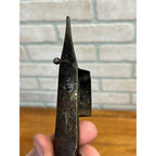 Antique Primitive 19th c. Wrought Iron Candle Snuffer Scissors Footed Farmhouse