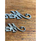 Vintage Mercury Car Auto Emblem Badges Script Lot (2) OEM Original Parts