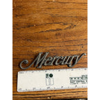 Vintage Mercury Car Auto Emblem Badges Script Lot (2) OEM Original Parts