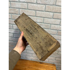 Vintage Knockouts 5-Cent Nickel Cigar Wooden Box 1920s Milwaukee Wis Kerns
