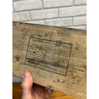 Vintage Knockouts 5-Cent Nickel Cigar Wooden Box 1920s Milwaukee Wis Kerns