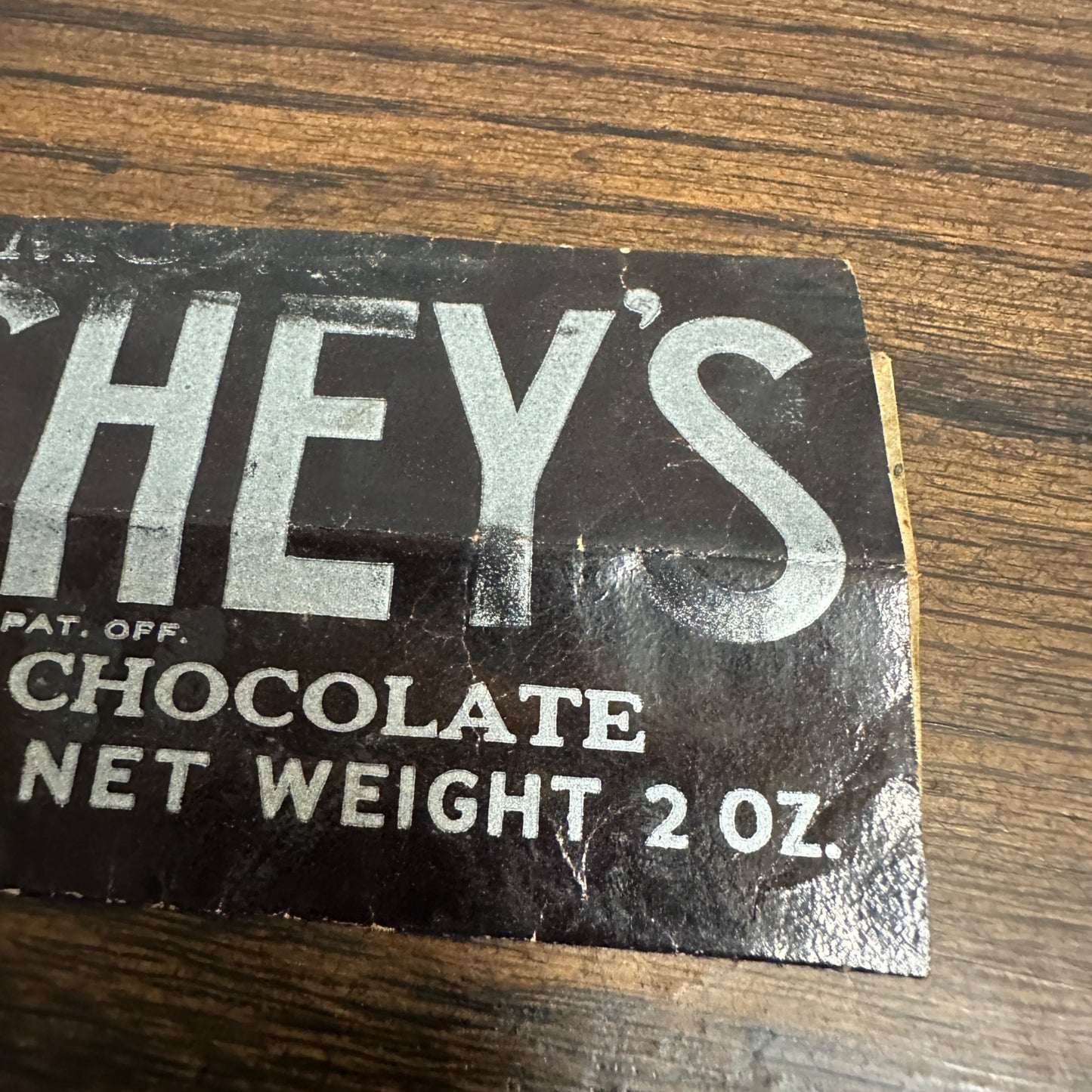 1920s Hersheys Almond Milk Chocolate Wrapper As-Is