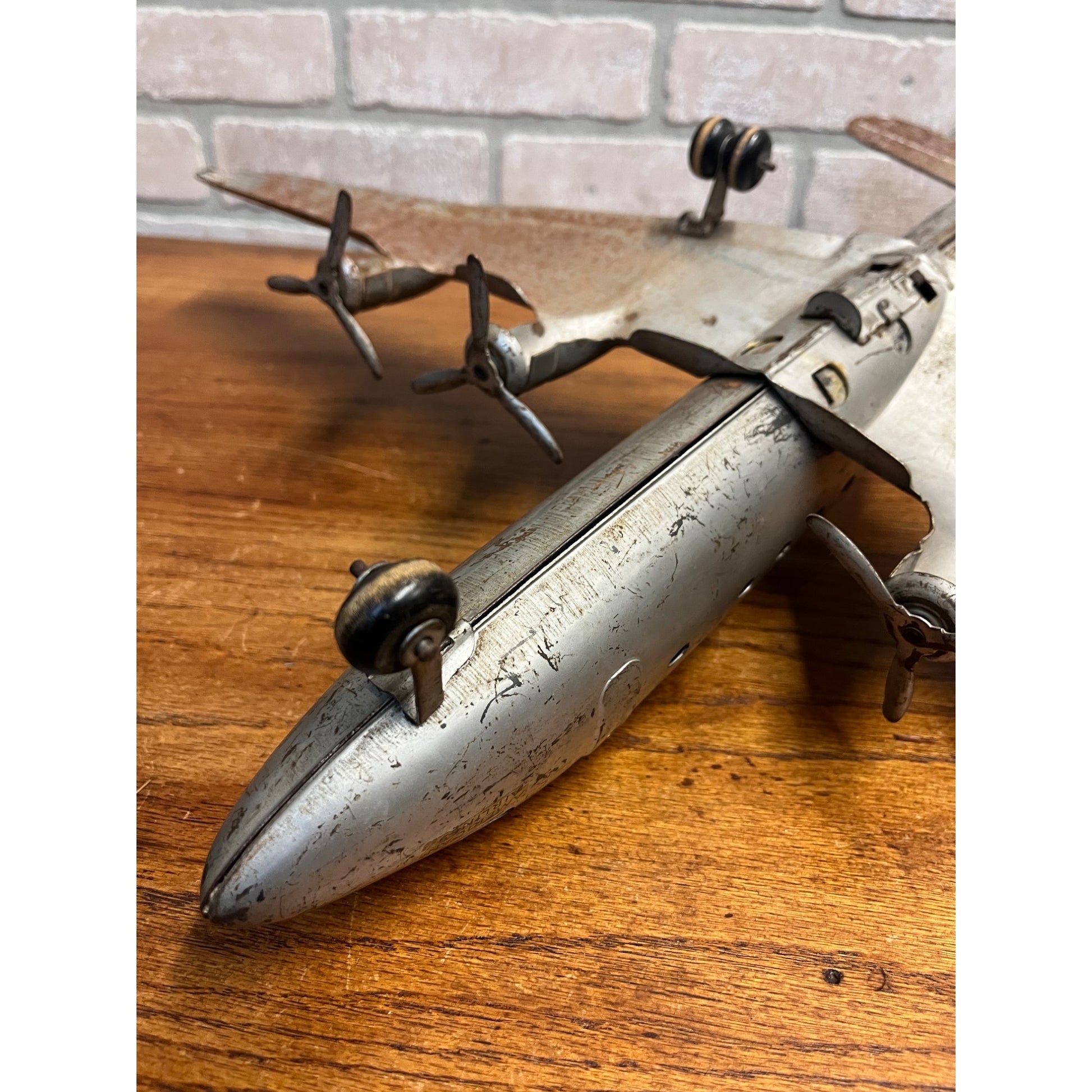 Marx Pressed Steel AA American Airlines NC-2100 Flagship Airplane Toy