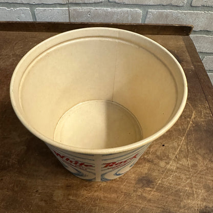 Vintage White Rock Ginger Ale Sparkling Water Waxed Ice Bucket  Soda Pop Advertising