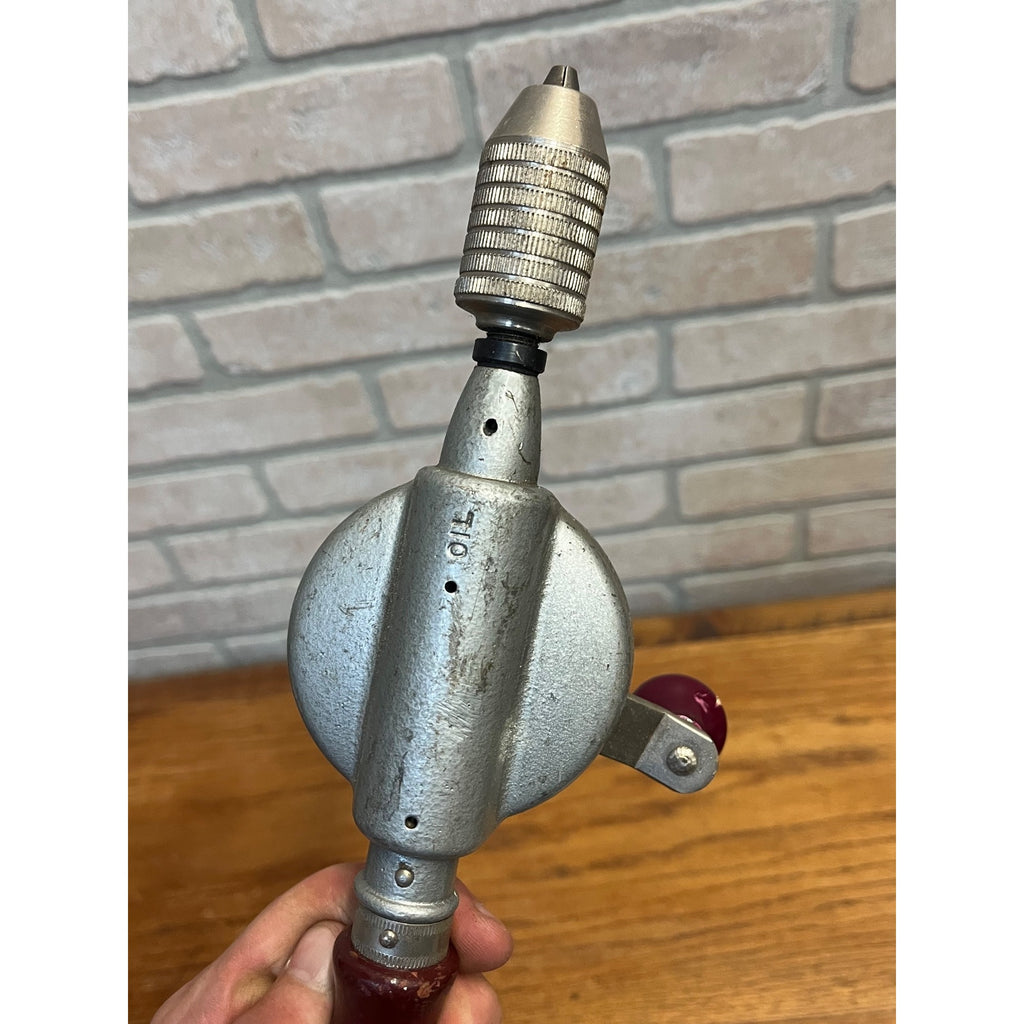 Vintage Stanley Tools Egg Beater Hand Crank Drill Bell System “B” Telephone