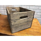 Pre-Prohibition Vintage Oshkosh Brewing Co. Chief Oshkosh Wood Beer Crate Box