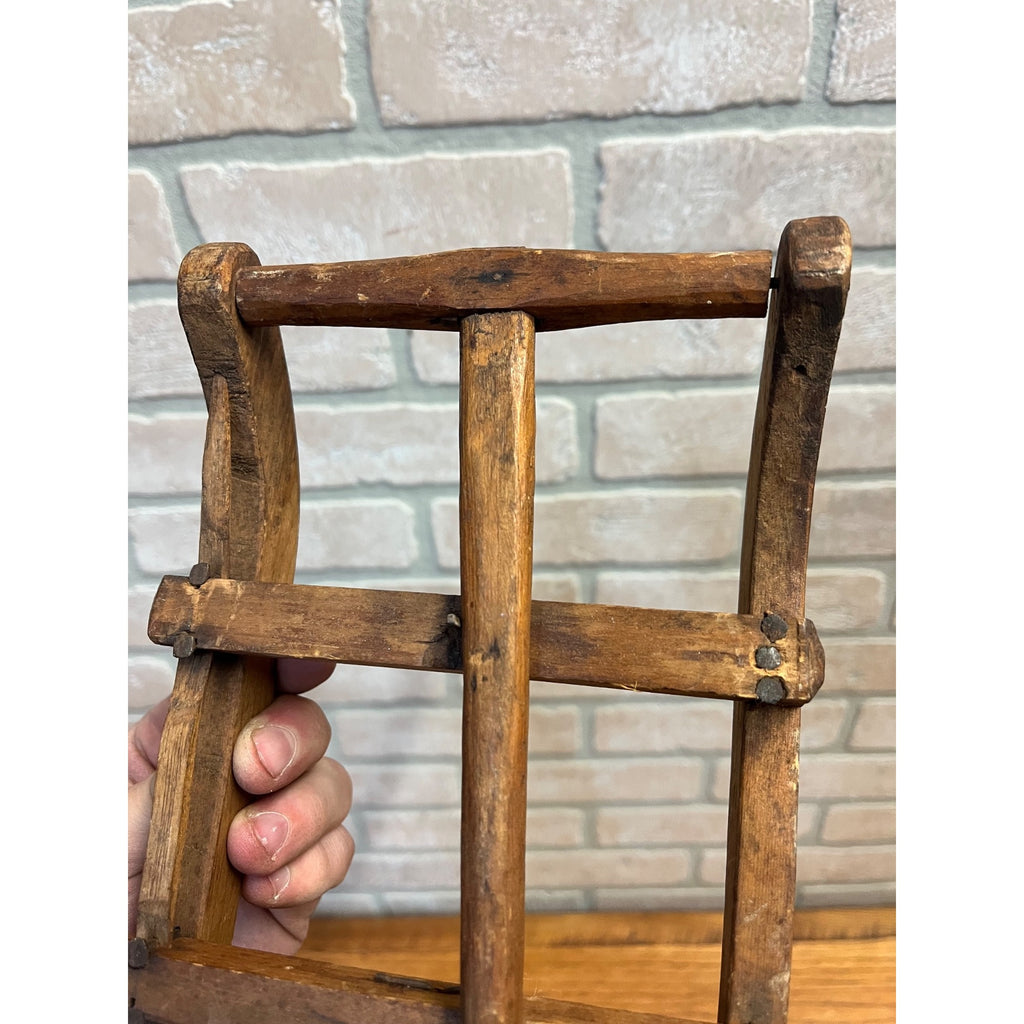 Antique Primitive Miniature Winter Logging Snow Sled Salesman Sample? AAFA OOAK