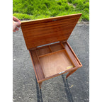 Vintage Sorrento Inlaid Music Box – Miniature Side Table – Made in Italy