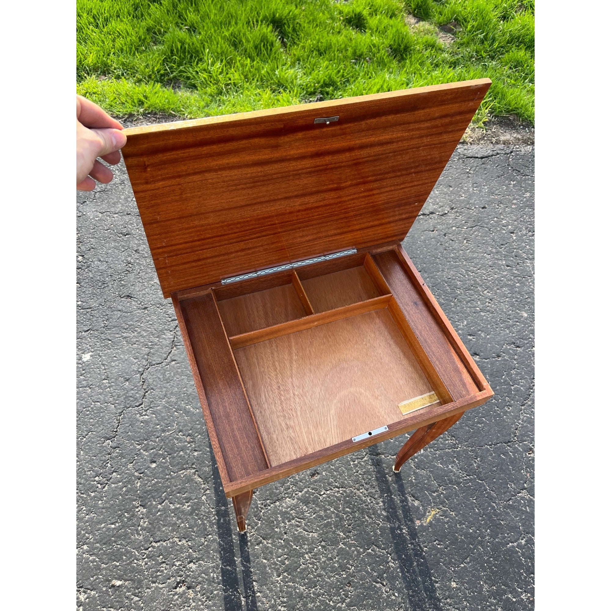 Vintage Sorrento Inlaid Music Box – Miniature Side Table – Made in Italy
