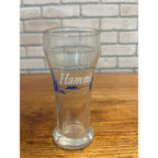 Vintage Hamm’s Beer Pilsner Glass 5-1/2” Tall Barware Land of Sky Blue Waters