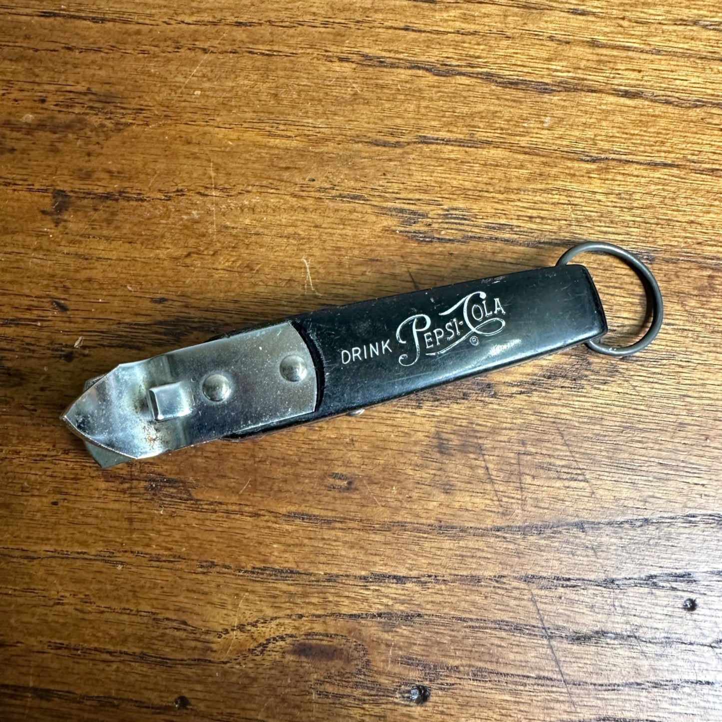 Rare Vintage Ekco Pepsi Cola Can Bottle Opener With Corkscrew From ~1960s