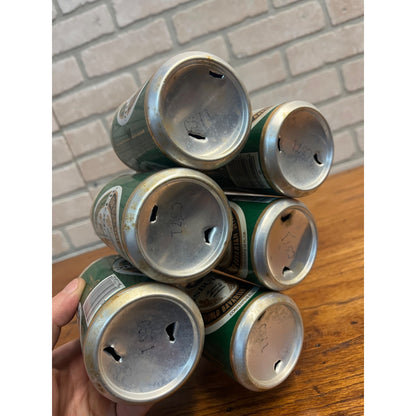 Vintage Augsburger Bavarian Beer Cans 6-Pack Empty Monroe Wisconsin Huber Brewing Co.