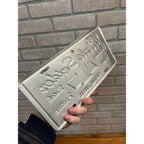 Vintage Chevy Pontiac Buick Cadillac Dealer Metal Booster License Plate Kansas
