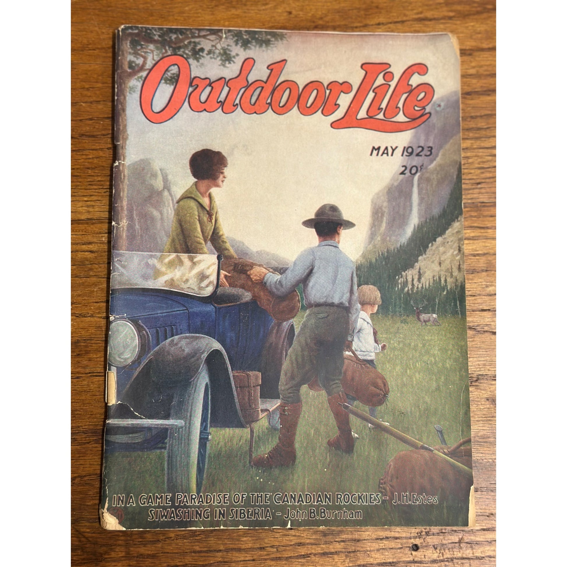 Vintage Outdoor Life Magazine (May 1923)  Hunting Fishing Sportsman Ads