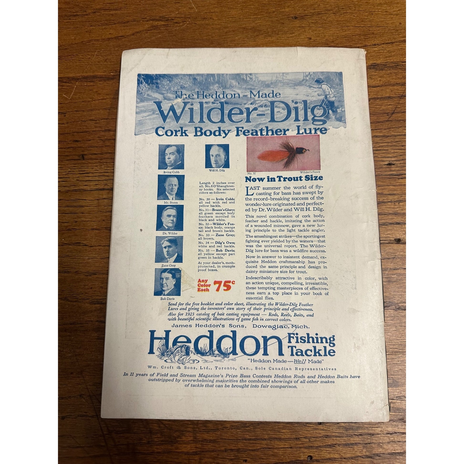 Vintage Outdoor Life Magazine (May 1923)  Hunting Fishing Sportsman Ads