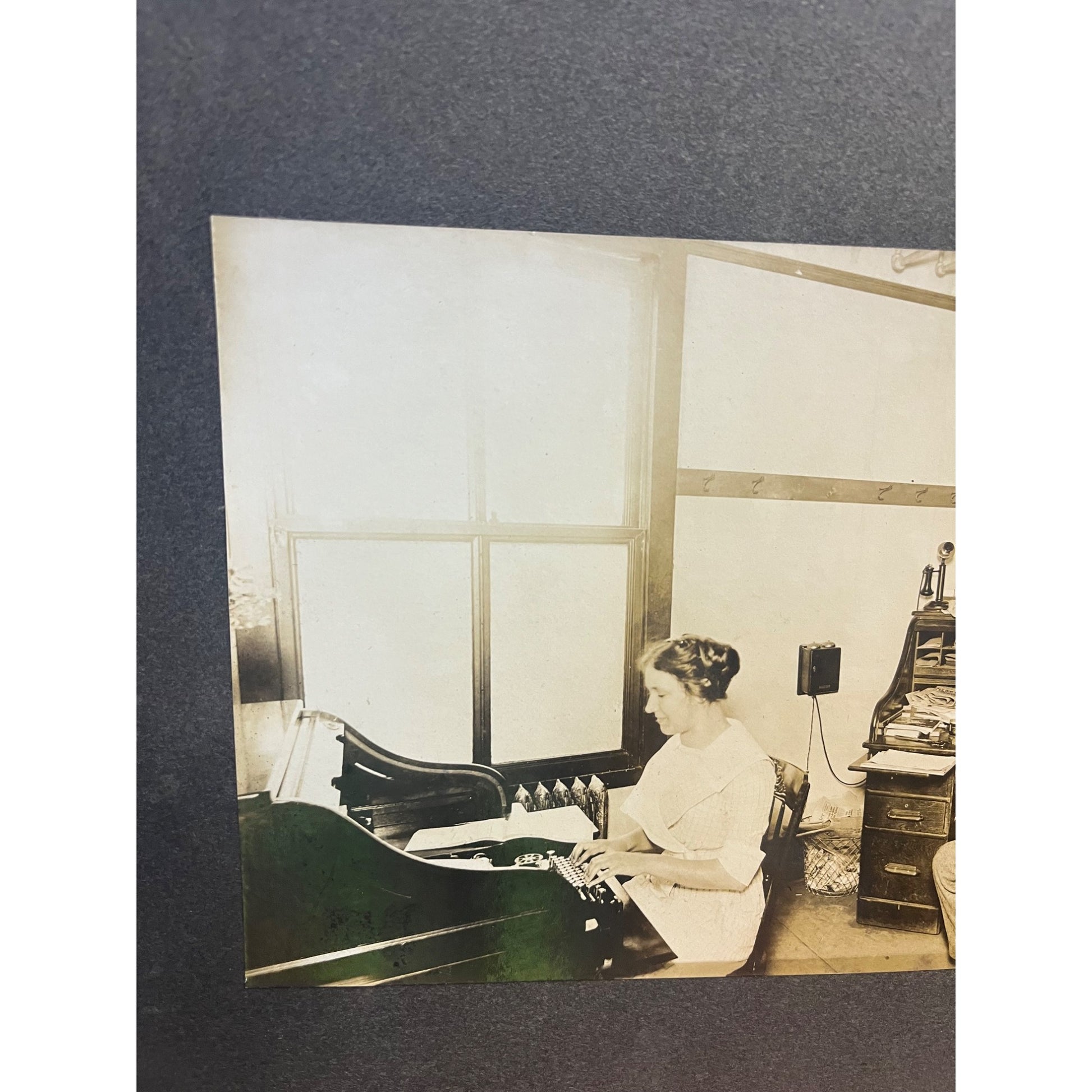 Antique Cabinet Real Photo Interior Milwaukee Reader Newspaper Company Wisconsin