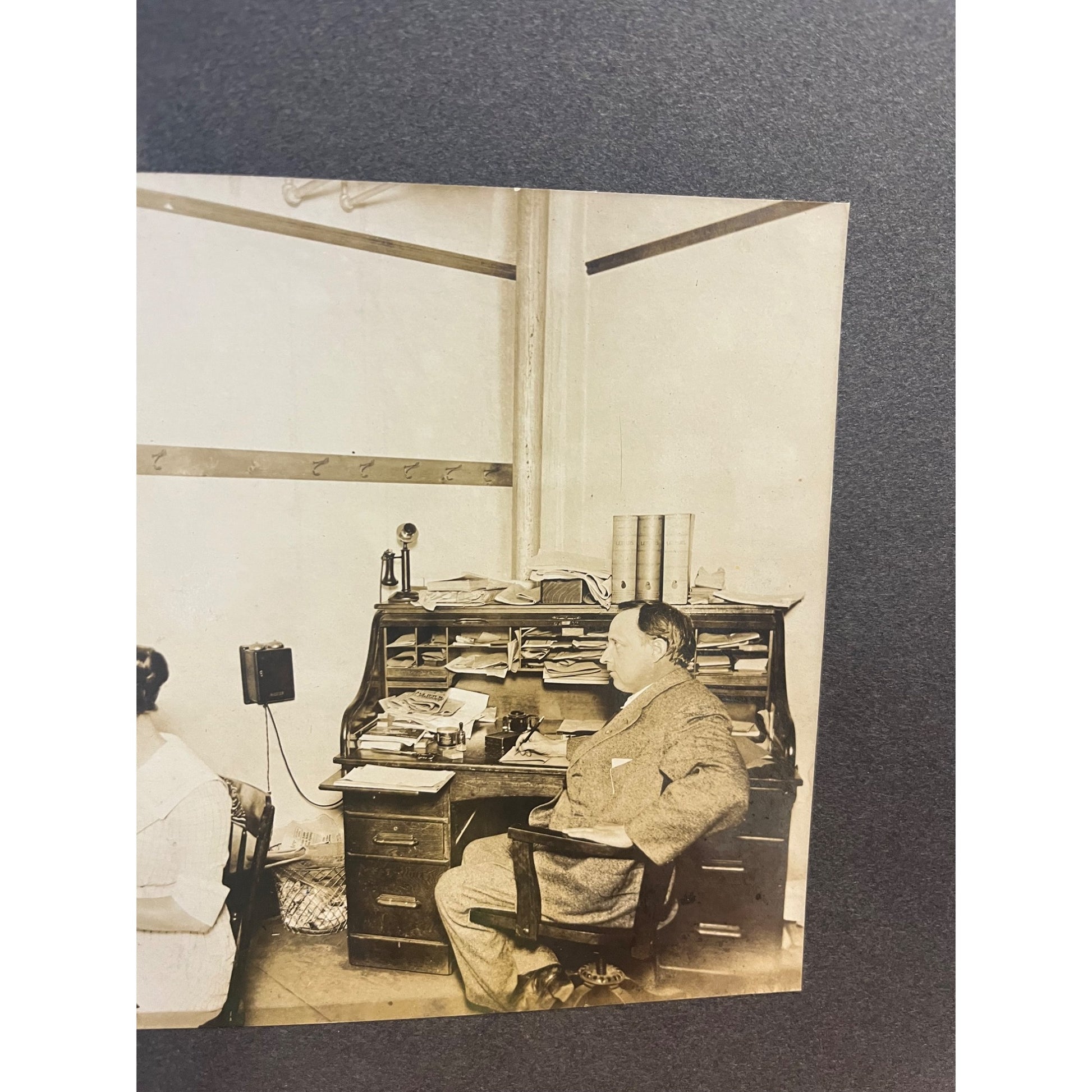 Antique Cabinet Real Photo Interior Milwaukee Reader Newspaper Company Wisconsin