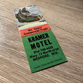 Vintage Kramer Motel Medford Wisconsin Advertising Matchbook