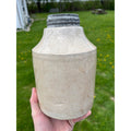 Antique c1890s Macomb Pottery Stoneware Fruit Canning Jar w/ Zinc Lid Kitchen Farmhouse